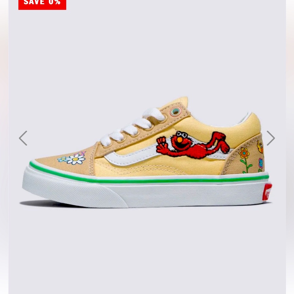 NEW! Kids Unisex Vans Old Skool Sesame Street NWOB